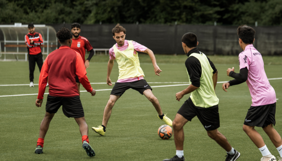 Fußball Trainingsspiel